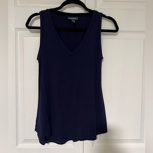 Modcloth V Neck Navy Blue Tank Top